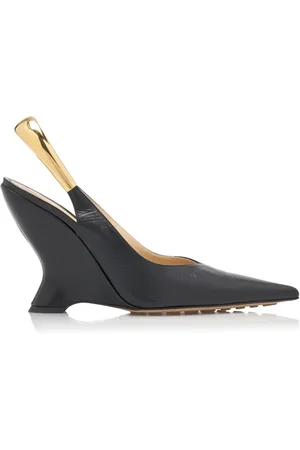 Bottega Veneta Punta Leather Slingback Pumps