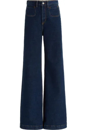 Jeanerica Roma Stretch High-Rise Flared-Leg Jeans