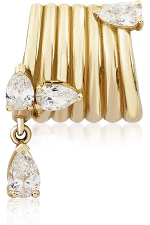 Rainbow K Repo 18K Yellow Diamond Single Earring