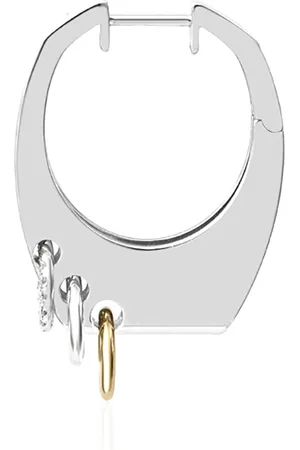Rainbow K Nano Grace 14K White Diamond Single Earring
