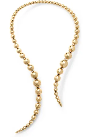 Rainbow K Waterfall 14K Yellow Diamond Necklace