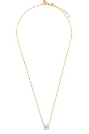 Ila Tracer 14K Yellow Diamond Necklace