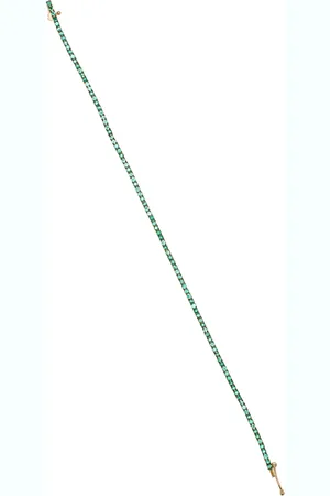 Ila Esmeray 14K Yellow Gold Emerald Tennis Bracelet