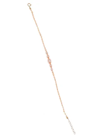 White/Space Dario 14K Yellow Gold Pearl Bracelet