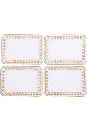Dear Annabelle Golden Loopy Cocktail Napkins