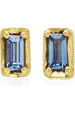 Ila Leone 14K Yellow Gold Sapphire Earrings