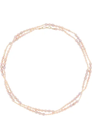 White/Space Dario Opera 14K Yellow Gold Pearl Necklace