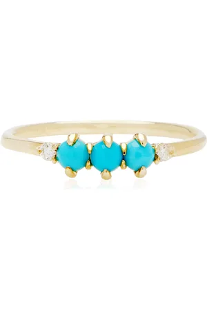 Ila Felicia 14K Yellow Gold Turquoise Ring