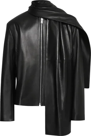 Nour Hammour Layla Shawl Collar Lambskin Jacket