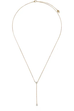 VRAI 14K Yellow Lab-Grown Diamond Lariat Necklace