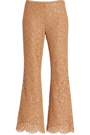 Michael Kors Sequined Flared Lace Pants