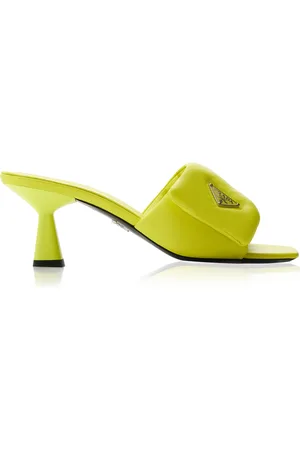 Prada Padded Leather Mules
