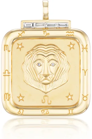 Sorellina 18K Yellow Leo Zodiac Pendant