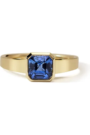 Ila Azure 18K Yellow Gold Sapphire Ring