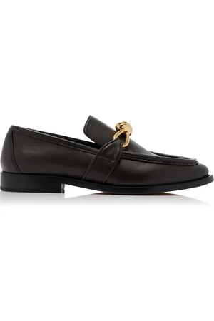 Bottega Veneta Astaire Leather Loafers