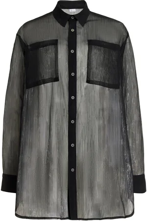 Jade Swim Mika Gauze Button-Down Shirt