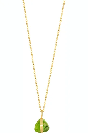 JIA JIA 14K Yellow Gold August Peridot Necklace