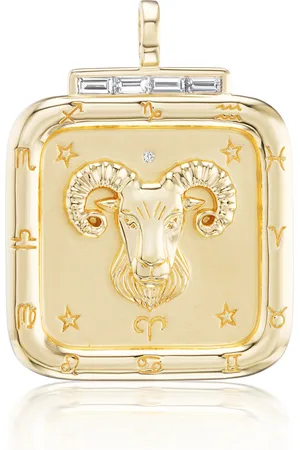 Sorellina 18K Yellow Aries Zodiac Pendant