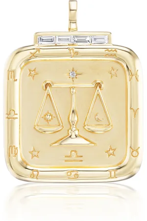 Sorellina 18K Yellow Libra Zodiac Pendant