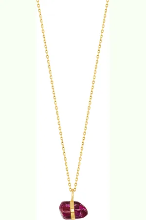 JIA JIA 14K Yellow Gold July Ruby Necklace