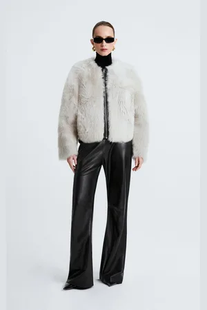 Nour Hammour Dianne Lambskin Shearling Jacket
