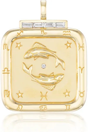 Sorellina 18K Yellow Pisces Zodiac Pendant