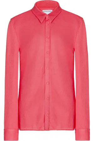 Bottega Veneta Collared Jersey Sable Shirt