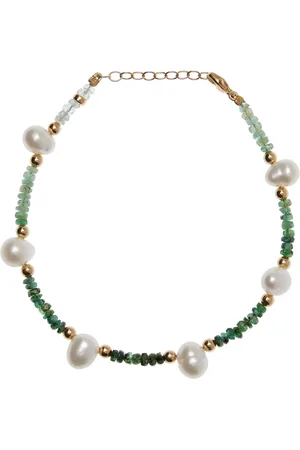 JIA JIA The Arizona 14K Yellow Gold Emerald; Pearl Bracelet