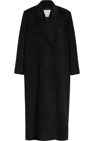 The Frankie Shop Gaia Double-Breasted Wool-Blend Coat