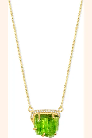 JIA JIA Gold Tremolite Diamond Necklace