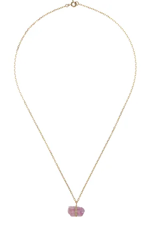 JIA JIA 14K Yellow Gold Topaz And Diamond Necklace