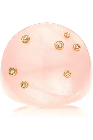 Bleecker & Prince Mini Sky 14K Yellow Gold Quartz Bubble Ring