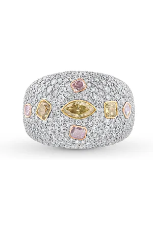 Harakh Raindrop 18K Diamond Secret Melange Ring