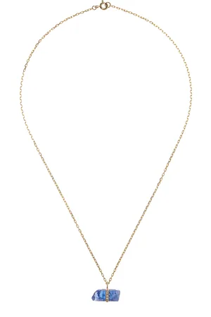 JIA JIA 14K Yellow Gold Tanzanite And Diamond Necklace