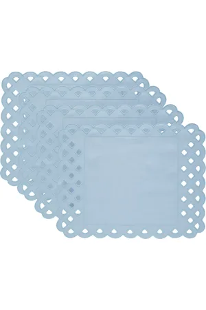Moda Domus Set-of-Four Handcrafted Linen Placemats