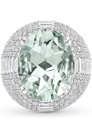 Harakh Sunlight 18K White Tourmaline Ring