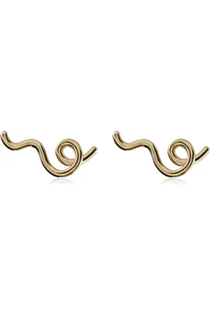 BEA BONGIASCA WOW Mini Enameled 9K Yellow Earrings