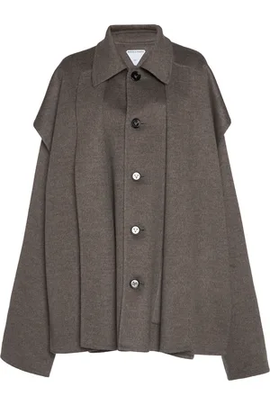 Bottega Veneta Wool-Cashmere Short Coat