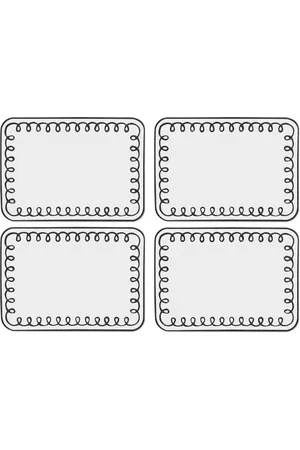 Dear Annabelle Loopy Noir Cocktail Napkins