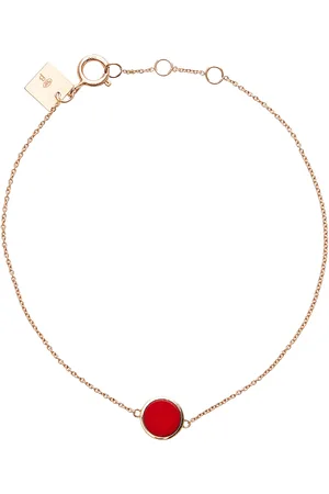 GINETTE NY Mini Ever 18K Rose Gold Coral Bracelet