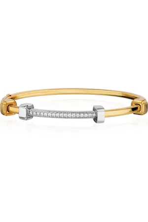 Eera Ninety 18K White and Yellow Diamond Bracelet