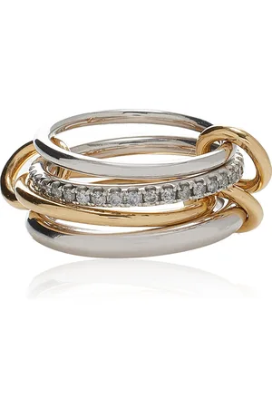 SPINELLI KILCOLLIN Nimbus Sterling Silver; 18K Yellow Gold Diamond Ring