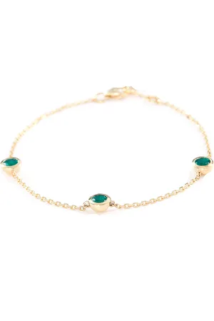 Yi Collection 18K Yellow Gold Emerald Bracelet