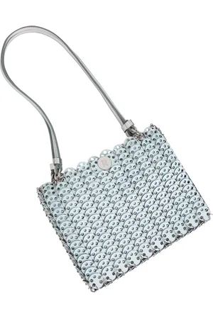 Paco rabanne Metallic Leather Paillettes Shoulder Bag
