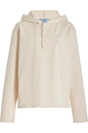 Prada Hooded Cotton Sweatshirt