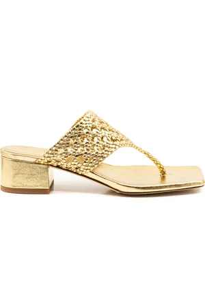 Andrea Gomez Brenda Woven Leather Sandals