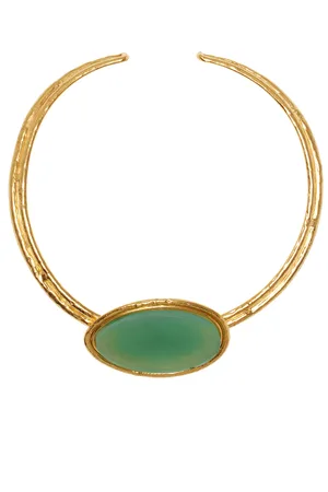 Sylvia Toledano Dakota 22K Gold-Plated Agate Necklace