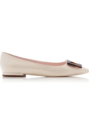 Roger Vivier Gommettine Leather Flats