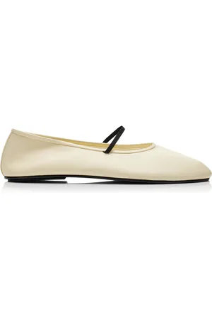 The Row Leather Ballet Flats