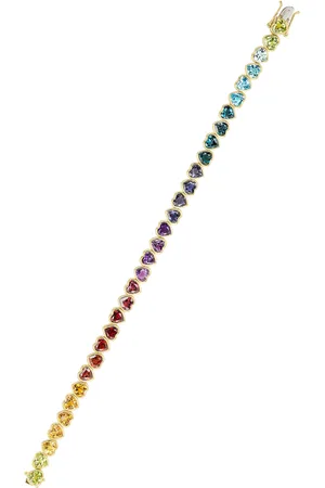 Emily P. Wheeler I Heart Rainbow 18K Yellow Gold -Stone Bracelet